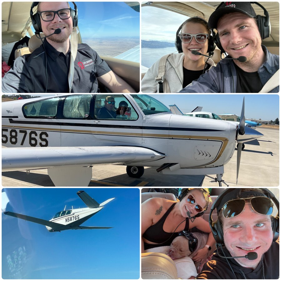Steven Devine in the cockpit